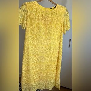 Zara Dress Yellow Small